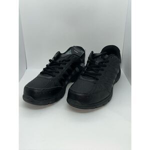 Black Slip Resistant Work Shoes By Safe T Step. Size 12